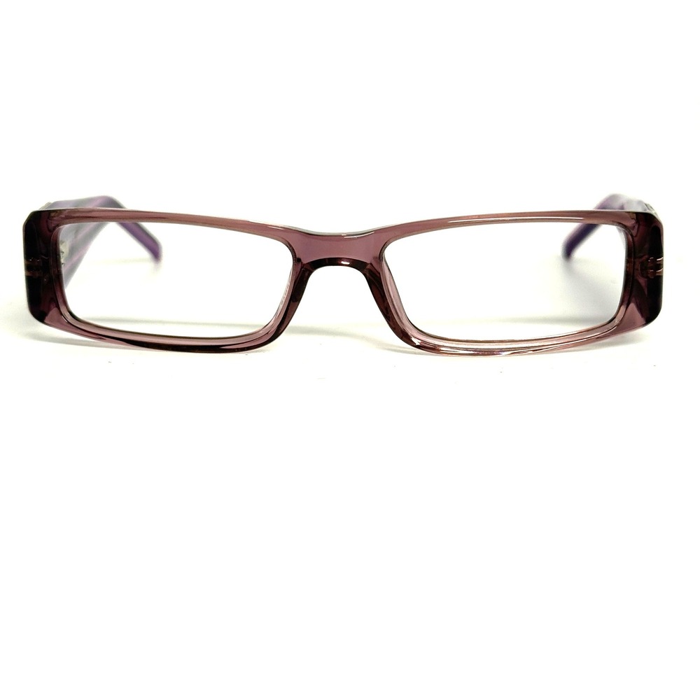 Versus Versace Purple Striped Rectangular Eyeglass Frames MOD 3012 522 50-16 135